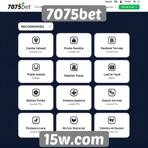 Recursos e funcionalidades do 7075bet